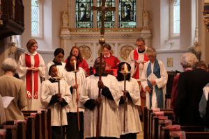Procession in church