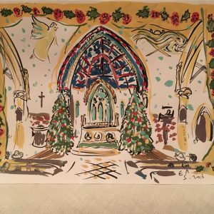 Drawing of the church