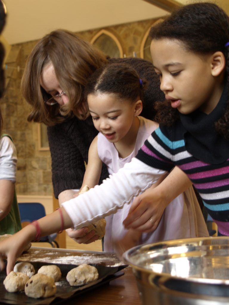 Making hot cross buns